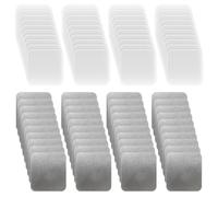 Confezione Da 40 Cuscinetti Biadesivi, 40 Cuscinetti Adesivi Monofacciali Satinati, Cuscinetti Adesivi Senza Traccia, Cuscinetti Adesivi Resistenti All'Acqua E All'Umidità