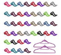 Confezione Da 40 Ganci Appendiabiti Floccati, Mini Ganci, Ganci Antiscivolo, Ganci Appendiabiti Multifunzionali, Ganci Appendiabiti, Accessori Per Guardaroba