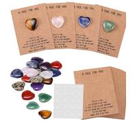 Confezione da 40 gettoni a forma di cuore, set regalo tascabile premuroso per colleghi e persone care a lunga distanza, regali per celebrazioni, colori classici