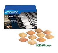 PIETRA LAVICA BRIQUETTE CAMPINGAZ MATTONELLE CERAMICHE BARBECUE A GAS 40 PZ