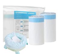 Confezione da 40 sacchetti usa e getta per comò, fodere per padelle, sacchetti usa e getta, adatti per sedie universali e WC portatili, sacchetti igienici da campeggio