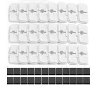Confezione da 48 filtri di ricambio per fontane d'acqua per gatti, per PETLIBRO Dockstream Cat Fontana PLWF005/PLWF115/PLWF105, sistema di filtrazione triplo per animali domestici con spugna