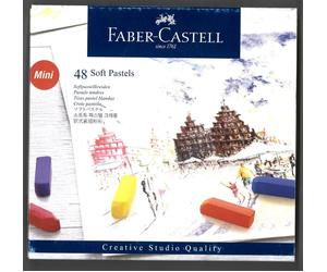 Confezione da 48 Pastelli CRETE, FABER-CASTELL, elevata pigmentazione
