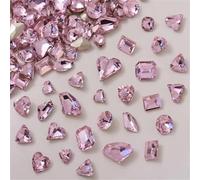 Confezione da 48 strass piatti cucire, forme miste, 12 stili for lavori fai te