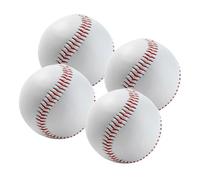 Confezione da 4pallina da baseball,palline da baseball morbide,palle allenamento baseball,palla da baseball poli gomma,Softball Sport Formazi,one,da 9 polliciAdatto per partite di baseball