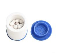 Confezione da 5/10 elementi filtranti per soffione doccia, cotone PP con sfere mineralizzate per rimuovere ruggine e sabbia, cartucce di ricambio per rubinetti di bagno e cucina, blu e bianco (10
