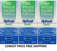 Confezione da 5 (10 ml ciascuno) Refresh Tears collirio lubrificante,...