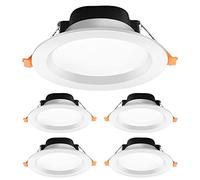 Confezione da 5/12 luci LED da soffitto a filo 3W-24W faretti da incasso a cialda da 2,5 pollici 3 pollici 4 pollici 6 pollici 8 pollici illuminazione LED da incasso luce fredda per apparecchi da cam