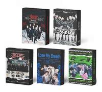 Confezione da 5/275 biglietti d'auguri per bambini randagi Lomo Kpop con scatola per cartoline