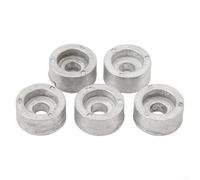 Confezione da 5 anodi di zinco rotondi 55321-87J01 55321-87J00 per fuoribordo Suzuki 9.9-300HP, parti di protezione del motore marino per prestazioni di lunga durata in acqua salata