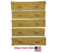 (Confezione da 5) Bandolier Khakhi in tessuto di cotone dell'esercito seconda...