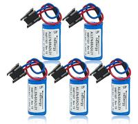 Confezione da 5 batterie PLC 1756-BA1 3 V 1800 mAh per Allen Bradley Replacemen batteria non ricaricabile PLC controller