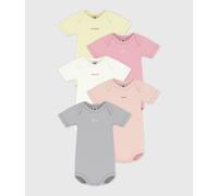 Confezione da 5 body maniche corte 3 mesi-3 anni Multicolore 3 anni - 94 cm Tinta unita