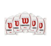 Confezione Da 5 Borse 12 Pz. Overgrips Wilson Pro Forato Bianco White