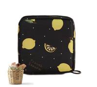 Confezione da 5 borse mestruali da donna da 12 x 12 cm, borsa portatile per assorbenti, borsa per il ciclo mestruale, borsa impermeabile per le mestruazioni femminili, sacchetti per il primo ciclo