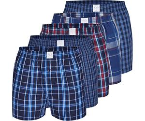 Confezione da 5 boxer MG-1, boxer da uomo, confezione risparmio da M - 3XL a quadretti, set 2, M
