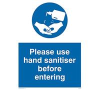 Confezione da 5 - Cartello disinfettante per le mani - 150 x 200 mm - A5P
