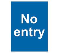 Confezione da 5 - Cartello "No Entry" - 150 x 200 mm - A5P