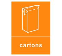 Confezione da 5 - Cartoni di riciclaggio - 150 x 200 mm - A5P