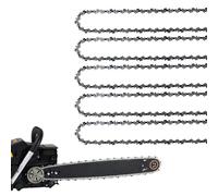 Confezione da 5 catene di ricambio per motosega da 45,7 cm, 62 maglie di trasmissione, calibro 127 cm, passo 3/8", compatibili con Husqvarna, Echo, Poulan, Craftsman e molto altro ancora