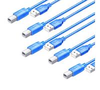Confezione da 5 cavi USB di sincronizzazione dati per Arduino UNO Mega, cavo per stampante, tipo A maschio a tipo B maschio USB 2.0, 3 ft (100 cm)