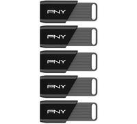 PNY Pack di 5 Unità Flash 32GB Attaché X USB 3.2 Gen 1, chiavetta di prestazioni avanzate fino a 130 MB/s di lettura, memorizzazione e trasferimento dati, portatile, affidabile, durevole, Tipo A