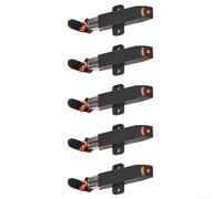 Confezione da 5 chiavistelli resistenti per apertura a pressione, non magnetici, 40 N, resistenti chiusure a molla per porte e cassetti invisibili, regolabili da 0 a 6 mm, per camper, guardaroba