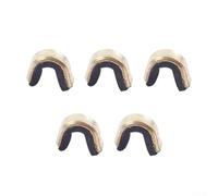 Confezione da 5 clip in ottone per corde per arco migliorano la tua esperienza con il posizionamento costante delle frecce (nero)