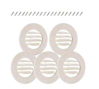 Confezione da 5 coperture di ventilazione per tetto camper, 1,3 cm | Regola facilmente le lamelle per dirigere il flusso d'aria e mantenere una comoda ventilazione all'interno della roulotte.