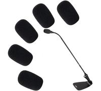 Confezione da 5 coperture nere in schiuma per microfono, ricambio in spugna, antivento, per microfoni Shure CVG18-B/C a collo d'oca a condensatore, accessori