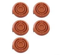 Confezione da 5 coperture per bobine per decespugliatori senza fili, soluzione di manutenzione affidabile e facile per attrezzature da esterno