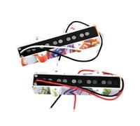 Confezione da 5 corde di ricambio per chitarra con Alnico 5 magneti e coperture in marmo per invasatura in cera, accessori di design artistico