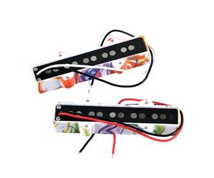 Confezione da 5 corde di ricambio per chitarra con Alnico 5 magneti e coperture in marmo per invasatura in cera, accessori di design artistico