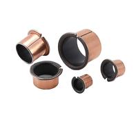Confezione da 5 cuscinetti autolubrificanti flangiati SF-1F con manicotto in rame, boccola senza olio, diametro interno 6/8/10/12 mm, altezza manicotto 4-20 mm(20-14x12x6mm)
