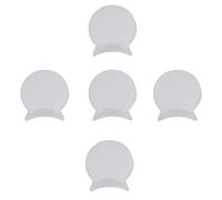 Confezione da 5 cuscinetti poggiapolsi per clarinetto, oboe, comodi, in gomma bianca, doloranti per il pollice e mantengono la corretta posizione delle dita, per suonatori di strumenti a fiato