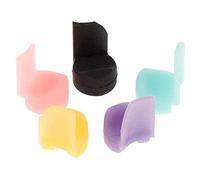 Confezione da 5 cuscini in morbido silicone per clarinetto per poggiapolsi per pollice per strumenti a fiato 5 colori
