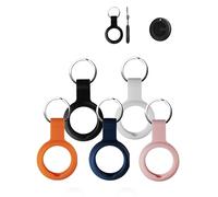 Confezione da 5 custodie per MiLi MiTag Smart Tag, durevoli, ecologiche, antiurto, facili da rimuovere e anti-smarrimento, colore: nero, bianco, arancione, blu e rosa