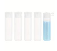 Confezione da 5 da viaggio piccoli da 20ml 0.67oz a compressione ricaricabili per fondotinta, contenitore per trucco, articoli da viaggio, articoli da toeletta, shampoo, , cosmetici