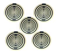 Confezione da 5 dischi Lakhovsky MWO Disk EMFS Tesla polarizzatori multi-onda Oscillatore a disco oscillatore placcato oro Coil Energizzazione dell'acqua e bilanciamento armonico - Ispirato a Georges