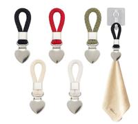 Confezione da 5 fermagli per asciugamani fermagli per asciugamani ganci per asciugamani fermagli per asciugamani senza cuciture bagno fermagli per asciugamani appesi