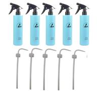 Confezione da 5 flaconi ESD da 500 ml con Ellow e ugello, spray antistatico EPA ricaricabile, flacone blu solvente durevole, con impostazioni di nebulizzazione e flusso, dispenser antistatico