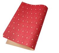 Confezione da 5 fogli di carta da regalo natalizia da 50 x 70 cm, 5 pezzi, carta riciclabile, per decorazioni natalizie, compleanni, festival (RD3, A)