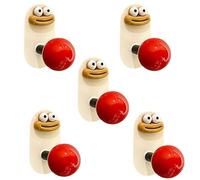 Confezione da 5 ganci adesivi resistenti per appendere la porta sul retro dei vestiti per la cucina, accessori da bagno colorati