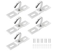 Confezione Da 5 Ganci In Metallo, Con Viti, Accessori Hardware, Accessori Per Fissaggio Lampadari, Ganci Per Installazione Lampadari