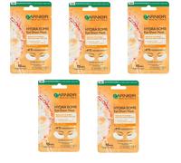 (CONFEZIONE DA 5) GARNIER HYDRA BOMB EYE SHEET MASK 1 PAIO DI TOPPE VEGAN