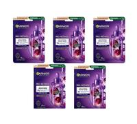 (CONFEZIONE DA 5) GARNIER PRO - MASCHERA SIERO LEVIGANTE AL RETINOLO 5X22GR