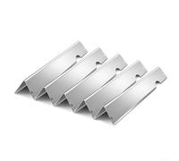 Confezione da 5 griglie per barbecue in acciaio inox a trasferimento termico per Genesis II serie E-310 E-335 LX300, migliora l'efficienza della griglia e riduce al minimo le fiammate, infusione di