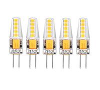 Confezione da 5 lampadine a LED G4 bianco naturale 4000K 12V 3W 200LM
