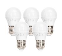 Confezione da 5 Lampadine Led E27 G45 6W Bianco caldo 3000K Aigostar