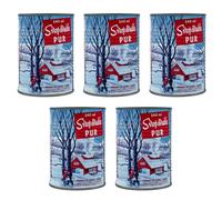 Confezione da 5 lattine di sciroppo d'acero ambrato del Quebec - 100% puro - Lattina da 540 ml x 5 unità - Tesori d'Acero